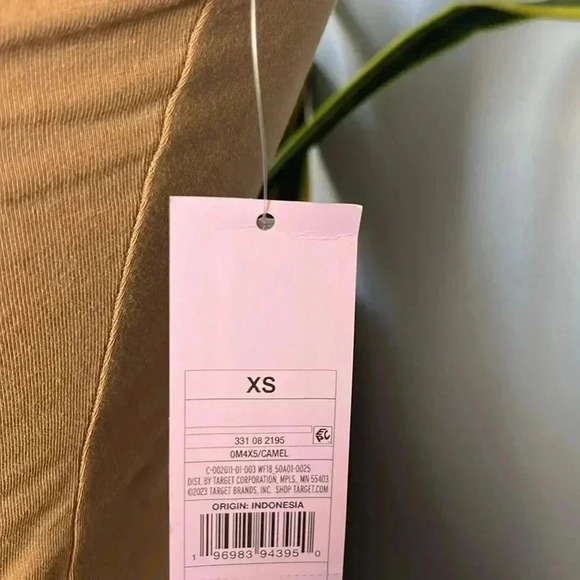 NWT XS Womens Wild Fable Tan Camel Mini Dress - Picture 3 of 4